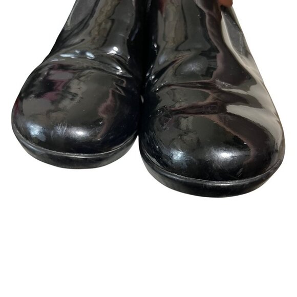 Cole Haan shoes women’s 6 1/2 black patent leather slip on clogs - Picture 2 of 10